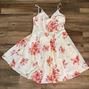 GAP Dress Size M Floral Spring Adjustable Strap Lined